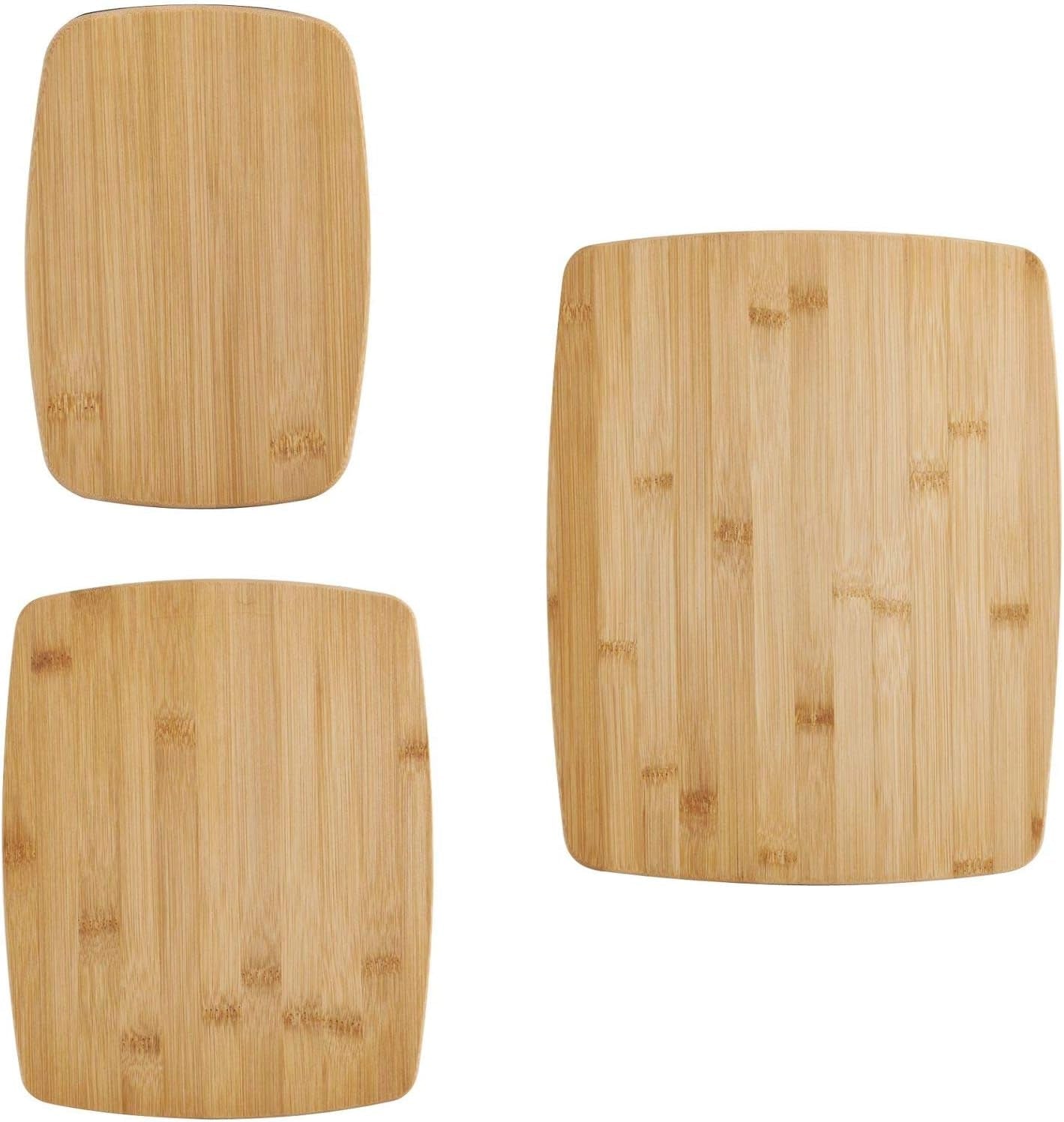 Edgekeeper 21-Piece Forged Triple Riveted Block Set with Built-In Knife Sharpener, Cherry & Bamboo Cutting Board, Set of 3