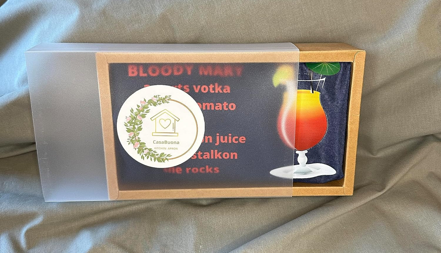 Kitchen Funny Apron,Unique Gift Box for Everyone Creative Gifts for Birthday Christmas Thanksgiving,Cute Cooking Aprons