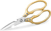 Kitchen Scissors, Heavy Duty Sharp Kitchen Shears Dishwasher Safe,Gold Kitchen Accessories Cooking Shears for Kitchen Meat Chicken Fish Poultry Herb Bread (Gold)