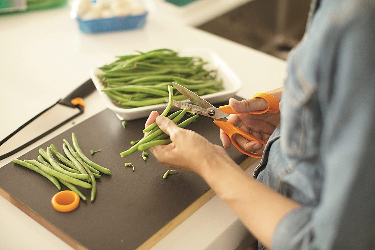 Kitchen Scissors, Total Length: 18 Cm, Quality Steel/Synthetic Material, Classic, 1000819