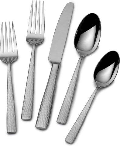 Image of Oliver 20-Piece 18/10 Stainless Steel Flatware Set, Service for 4