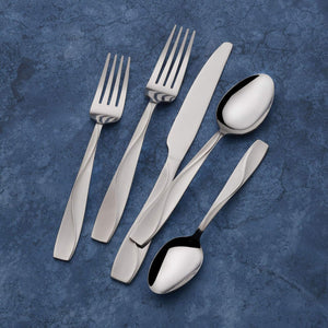 Barnard 18/0 Stainless Steel Flatware, 45 Piece Set