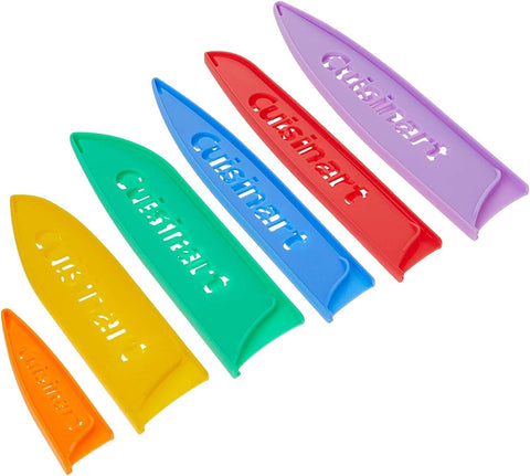 Image of C55-12PR1 12-Piece Printed Color Knife Set with Blade Guards, Multicolored