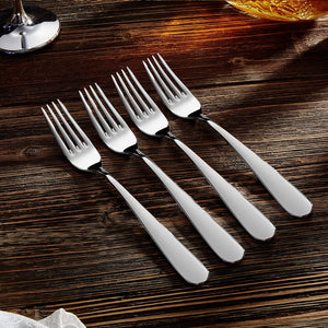 Premium 20-Piece Louise Silverware Set, 18/10 Stainless Steel, Service for 4, Fine Flatware Set, Dishwasher Safe