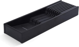 5229614 7 Slot in Drawer Knife Organizer, 18-Inch, Black