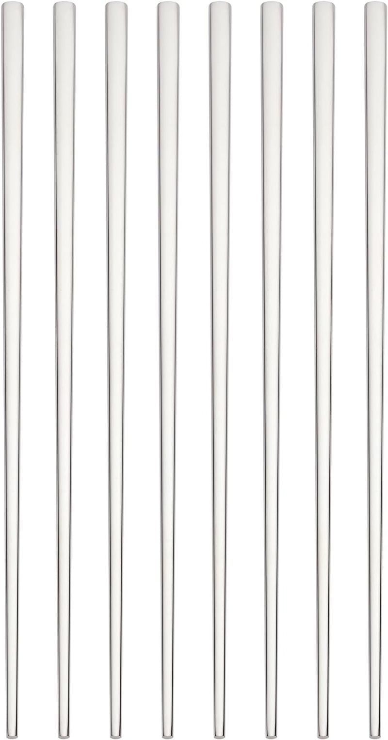 Zephyr 18/10 Mirror 8 Pc Chopsticks, 0.30 LB, Metallic