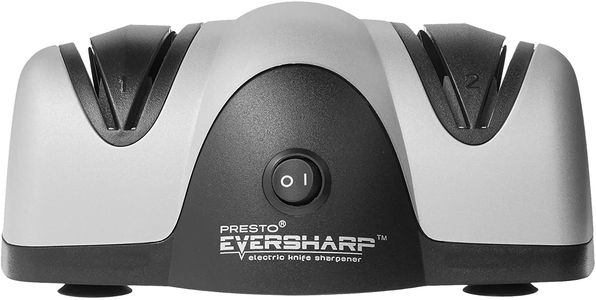 Presto 08800 Eversharp Electric Knife Sharpener, 2 Stage, Black