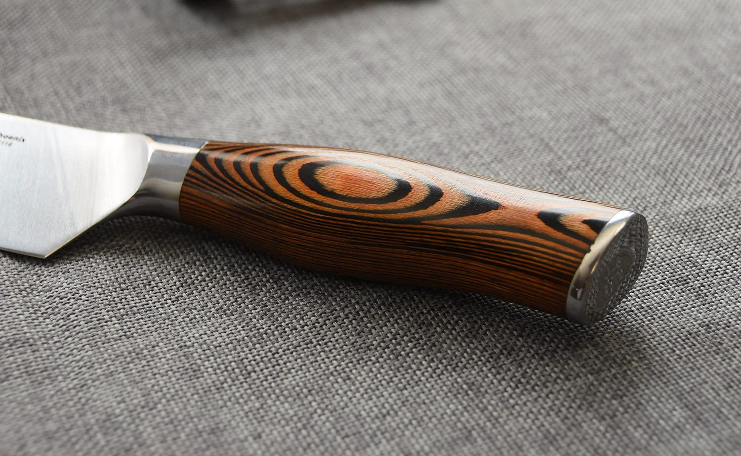 TUO Chef Knife Chef’S Knife Kitchen Knives Razor Sharp 8 Inch High Carbon German Stainless Steel Cutlery Rust Resistant Comfortable Pakkawood Handle Gift Packaging Fiery Phoenix Series