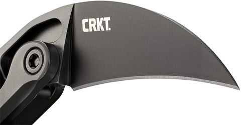 Image of CRKT Provoke First Responder Folding Pocket Knife: Morphing Karambit, D2 Blade Steel, Kinematic Pivot Action, Integrated Safety Lock, Low Profile Pocket Clip, Glass Breaker, Sheath 4042