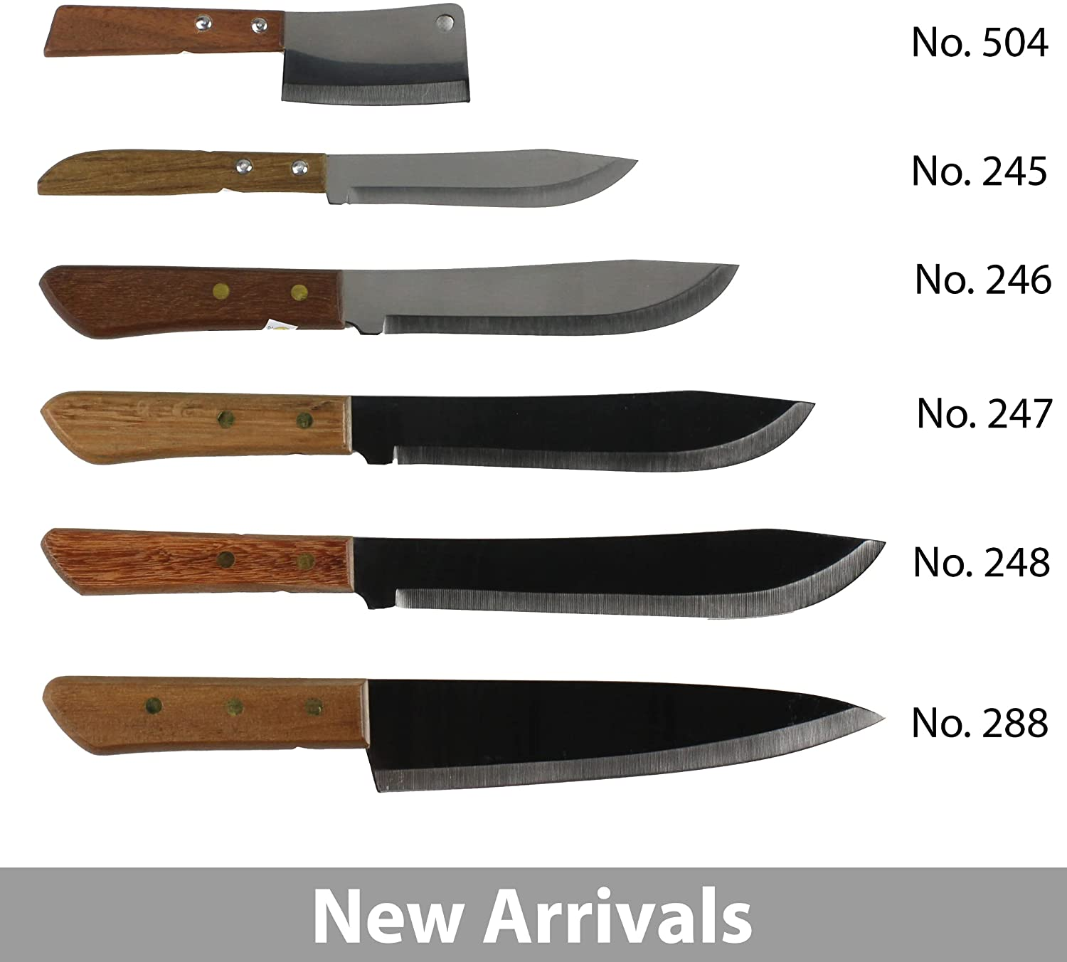 Kiwi Brand Stainless Steel 8 Inch Thai Chef'S Knife No. 21