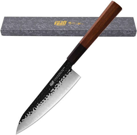 Image of 8 Inch Chef Knife by Findking-Dynasty Series-3 Layer 9CR18MOV Clad Steel W/Octagon Handle Gyuto Knife