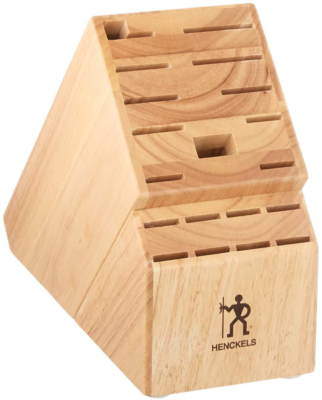 HENCKELS Statement 20-Pc Kitchen Knife Set with Block, Chef Knife, Bread Knife, Utility Knife, Steak Knife Set, Natural