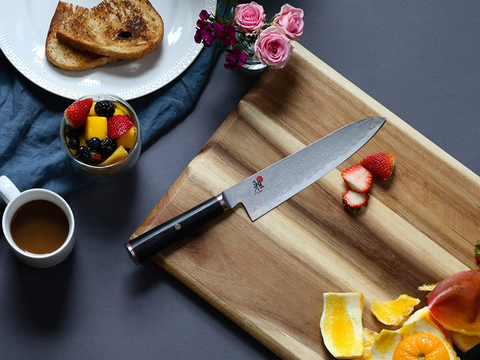 Image of Miyabi Kaizen Chef'S Knife, Medium, Black with Red Accent