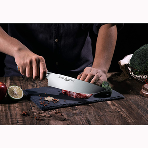 TUO Chef Knife Kitchen Knives Chef S Knife, High Carbon German Stainless Steel Cutlery Rust Resistant, Pakkawood Handle Luxurious Gift Box 8 Inch Chopper Fiery Phoenix Series