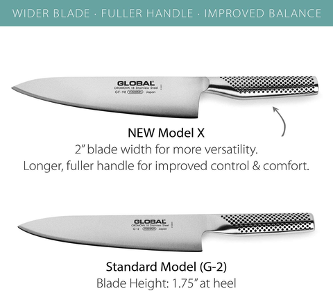 Image of Global Model X Chef'S Knife - Made in Japan, 8" (Fine Edge)