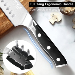 Professional Chef Knife Set Sharp Knife, German High Carbon Stainless Steel Kitchen Knife Set 3 Pcs-8"Chefs Knife &7"Santoku Knife&5"Utility Knife, Knives Set for Kitchen with Gift Box