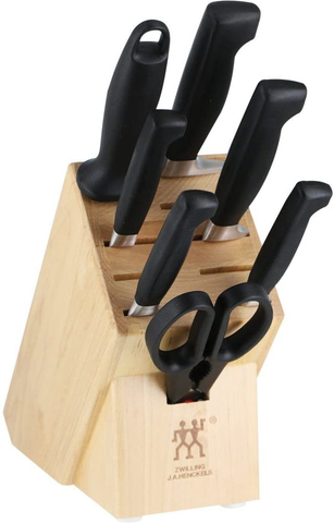 Image of ZWILLING J.A. Henckels Four Star Anniversary 8-Pc Knife Block Set