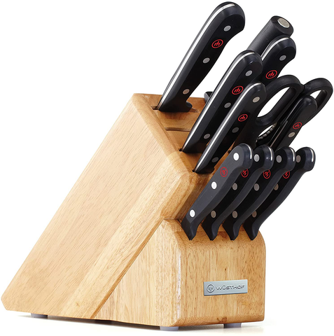 Image of WÜSTHOF Gourmet 12-Piece Knife Block Set