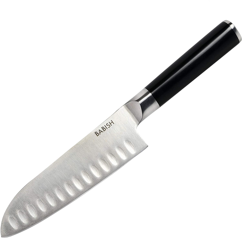Image of Babish High-Carbon 1.4116 German Steel Cutlery, 6.5" Santoku Knife