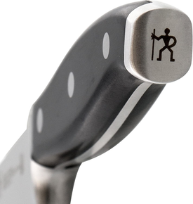 HENCKELS Forged Premio Hollow Edge Santoku Knife, 5 Inch, Black/Stainless Steel