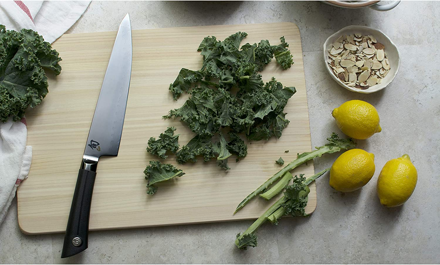 Shun Sora 8 Inch Chef Knife, NSF Certified Cutlery Handcrafted in Japan, VB0706