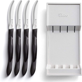 Four (4) - Cutco Classic Black Table Steak Knives #1759 - Manufacture Sealed