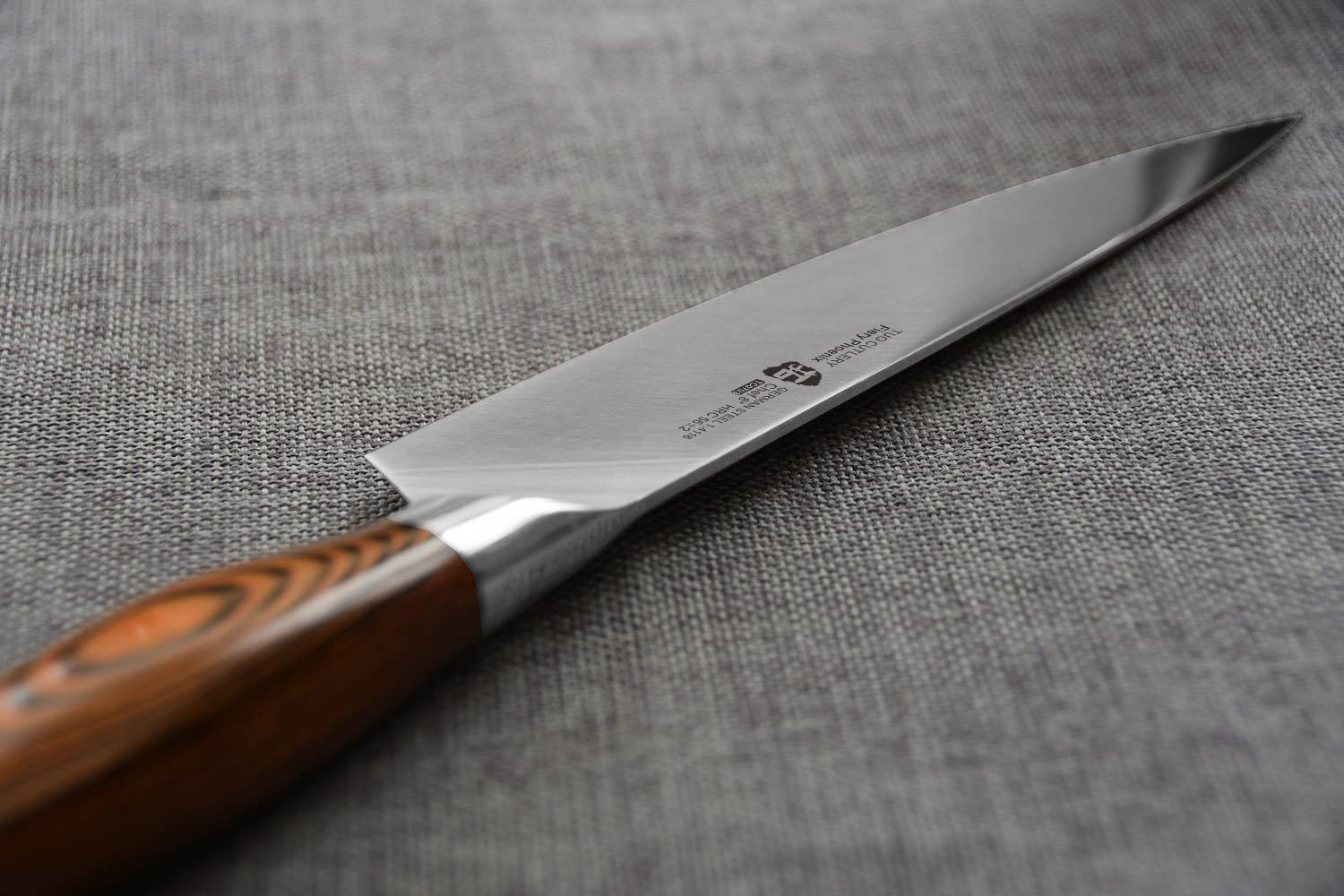 TUO Chef Knife Chef’S Knife Kitchen Knives Razor Sharp 8 Inch High Carbon German Stainless Steel Cutlery Rust Resistant Comfortable Pakkawood Handle Gift Packaging Fiery Phoenix Series