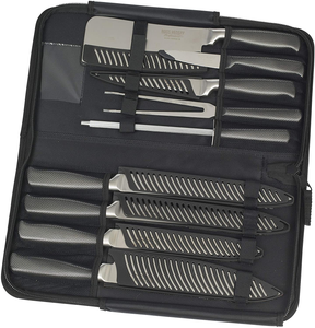 Ross Henery Professional 10 Piece Premium Stainless Steel Chef'S Knife Set / Kitchen Knives in Case
