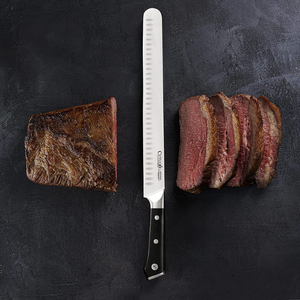 CUTLUXE Slicing Carving Knife – 12" Brisket Knife – Forged High Carbon German Steel – Full Tang & Razor Sharp – Ergonomic Handle Design – Artisan Series