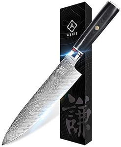 Chef Knife Damascus Japanese Chefs Knife 8 Inch VG10 Kitchen Knife Sharpest 67-Layer Damascus Steel Knife, Ergonomic,Superb Edge Retention, Gyuto Chef Knife with Gift Box