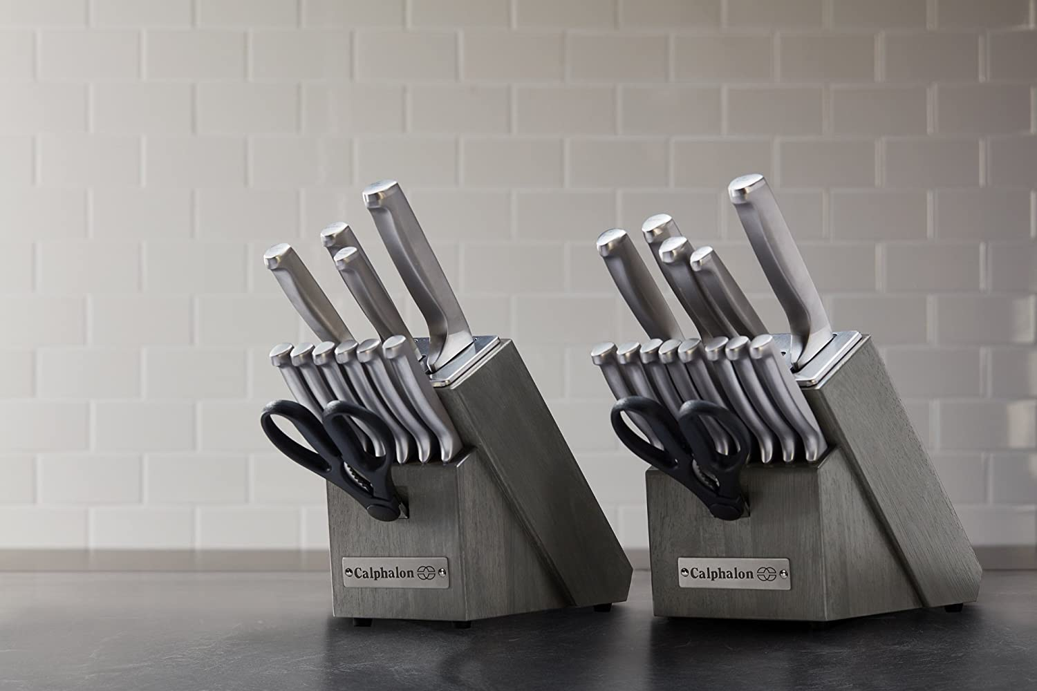 Calphalon Classic Self-Sharpening Stainless Steel 15-Piece Knife Block Set