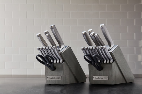 Image of Calphalon Classic Self-Sharpening Stainless Steel 15-Piece Knife Block Set