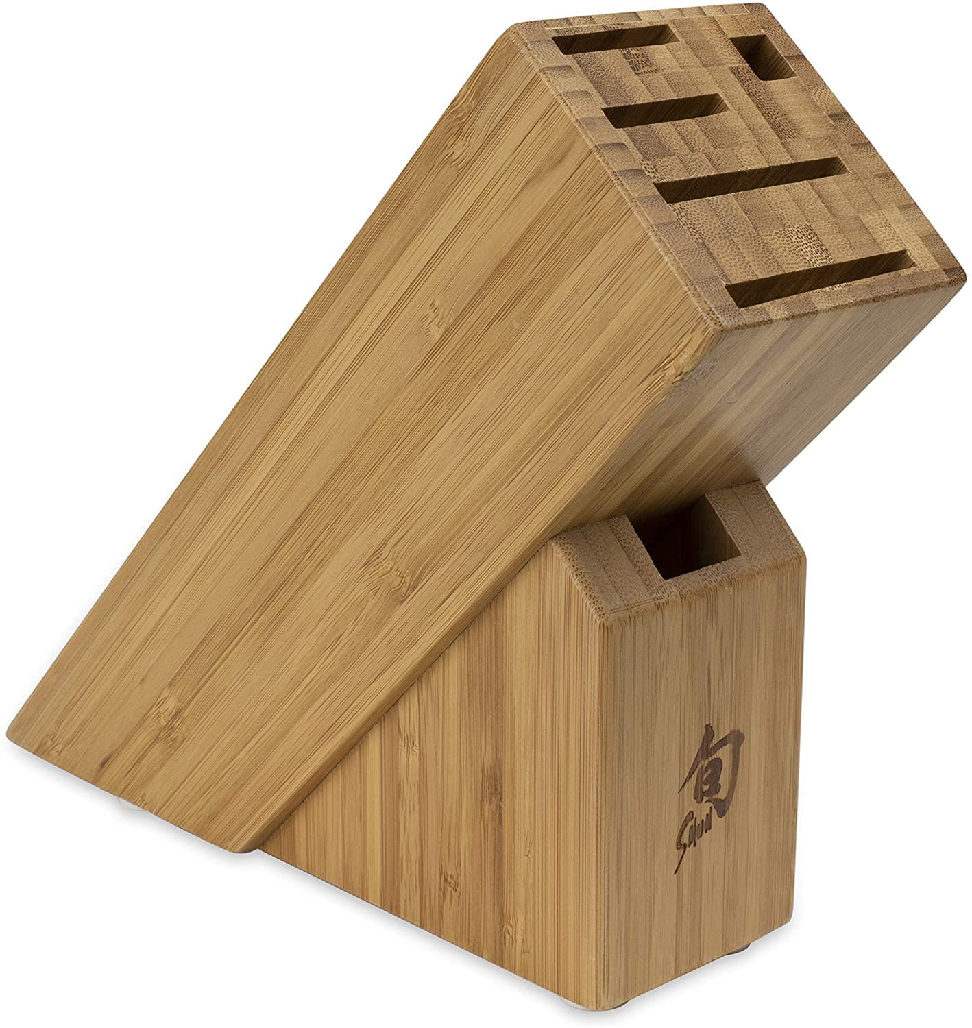 Shun Premier Grey Knife Block Set, 5 Piece Starter Set, Includes Chef, Utility, and Paring Knives, Honing Steel, Wood Block