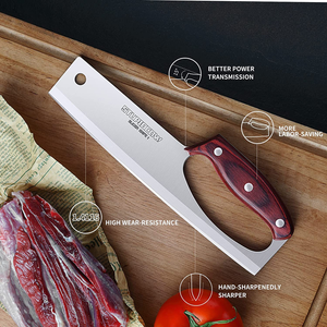 STUPIDCOW Kitchen Knife, 9 Inch Chef Knife, Sharp Cooking Knife in German High Carbon Stainless Steel with Ergonomic Handle