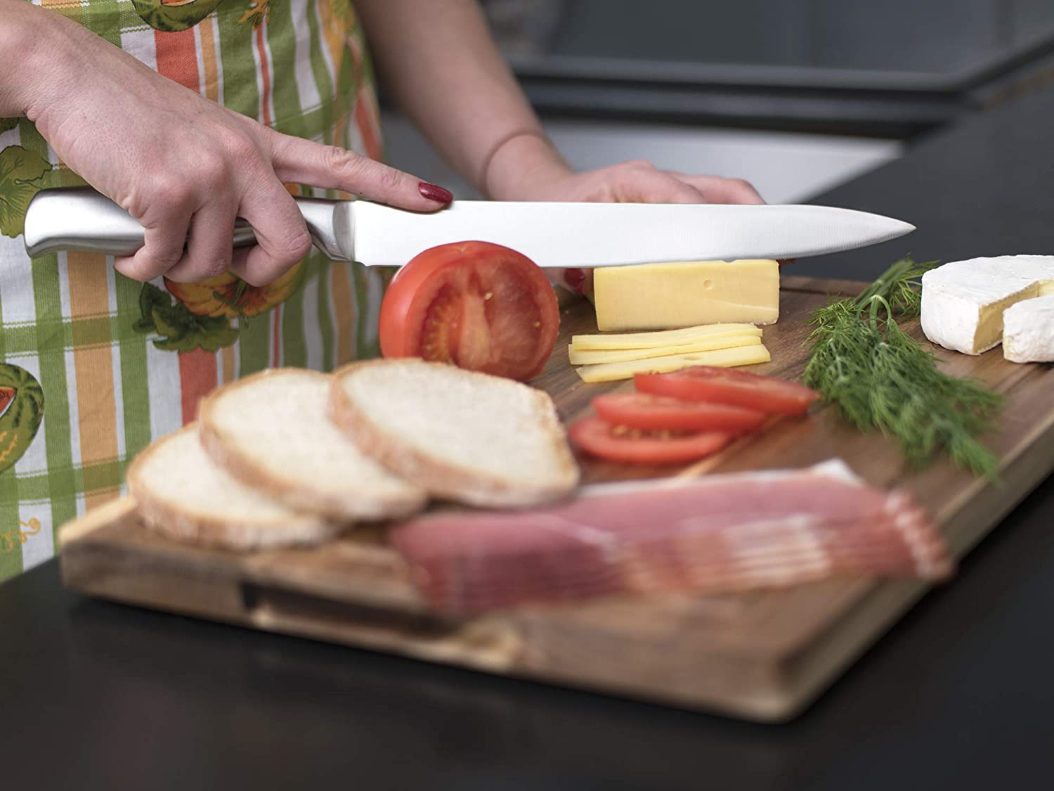 Ross Henery Professional Knives, Eclipse Premium Stainless Steel 9 Piece Chefs / Kitchen Knife Set in Carry Case