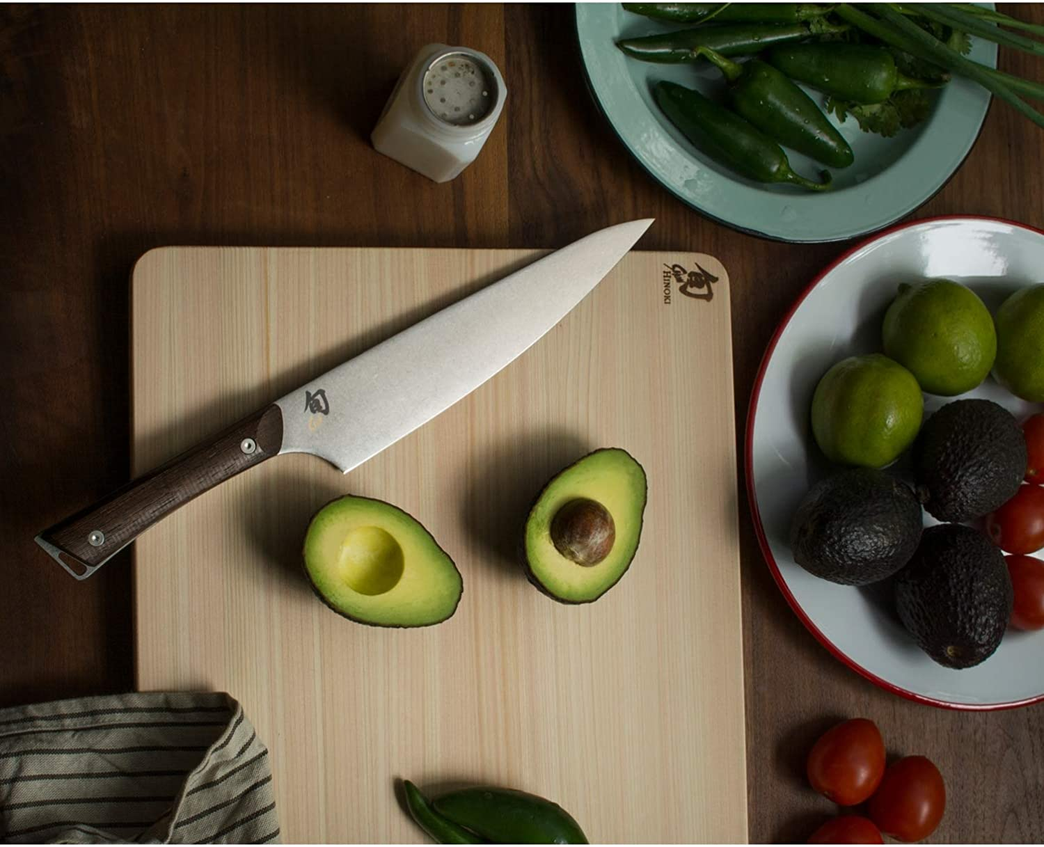 Shun Cutlery Kanso 8-Inch Stainless Steel, All Purpose, Durable, Essential, Handcrafted Japanese Gyuto Style Chef’S Knife; Scratch Resistant Heritage Finish for Kitchen Food Preparation Tasks at Home