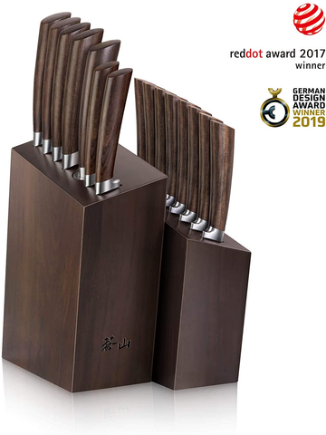 Image of Cangshan a Series Swedish Steel Forged 16 Piece Knife Block Set