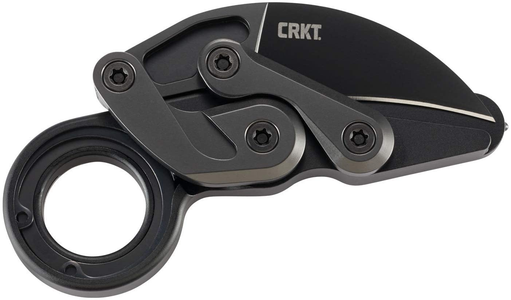 CRKT Provoke First Responder Folding Pocket Knife: Morphing Karambit, D2 Blade Steel, Kinematic Pivot Action, Integrated Safety Lock, Low Profile Pocket Clip, Glass Breaker, Sheath 4042