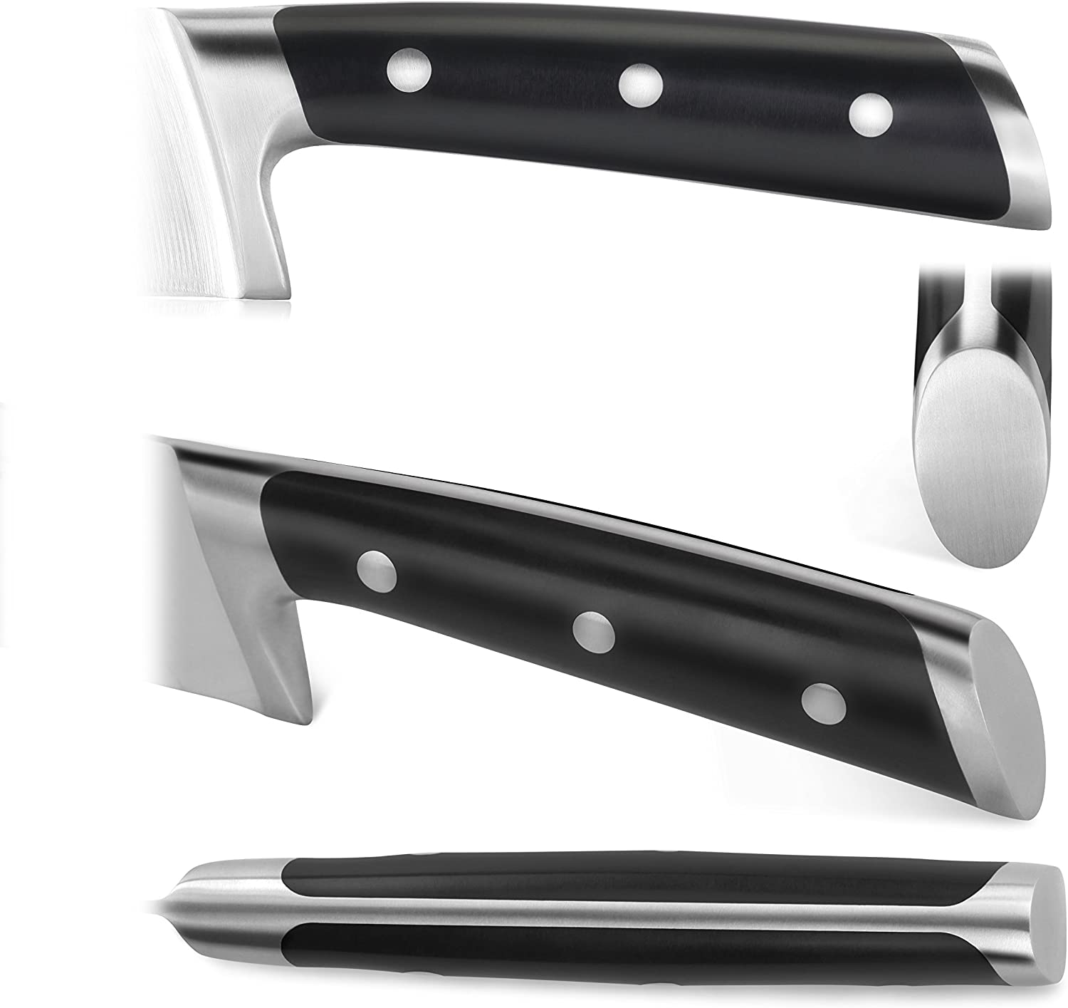 Cangshan TS Series 1020885 Swedish Sandvik 14C28N Steel Forged 17-Piece Knife Block Set, Walnut