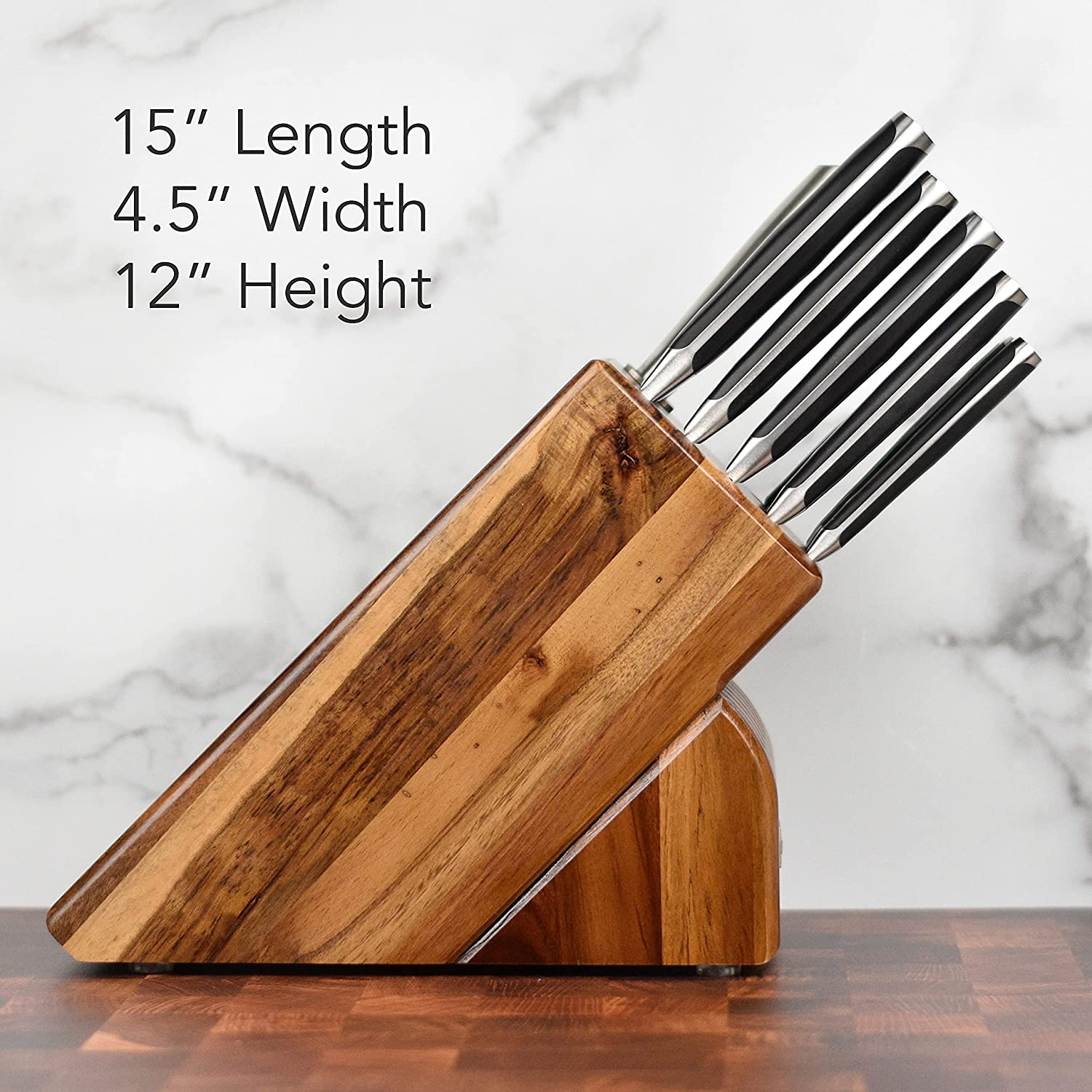 Wusthof Classic Ikon 10 Piece Knife Set with Acacia Block