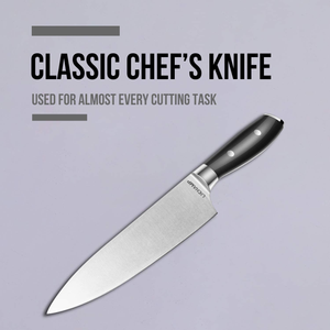 Lichamp Chef Knife, 8 Inches Chefs Knife with Professional Forged Stainless Steel Blade and Riveted Handle