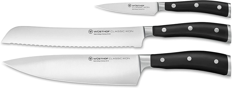 WÜSTHOF Classic IKON 3-Piece Starter Knife Set