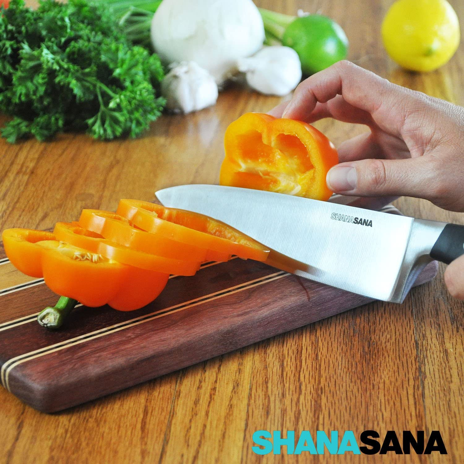 8" Chef Knife (PROFESSIONAL GRADE STAINLESS STEEL) Ultimate Kitchen Knife
