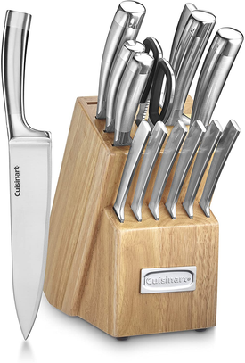 Cuisinart Classic 6-piece Black Triple Rivet Steak Knife Set, C77TR-6PSK 