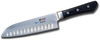 Mac Knife MSK-65 Professional Hollow Edge Santoku Knife, 6-1/2-Inch, Silver