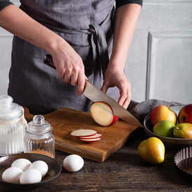 Chef Knife PAUDIN N1 8 Inch Kitchen Knife, German High Carbon Stainless Steel Sharp Knife, Professional Meat Knife with Ergonomic Handle and Gift Box for Family & Restaurant