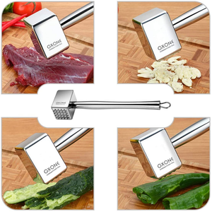 Meat Tenderizer,304 Stainless Steel Heavy Sturdy Meat Mallet/Pounder/Hammer Tool(1.65Lb)