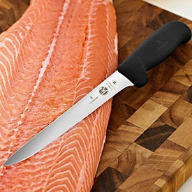 Victorinox - VN46137 Swiss Army Cutlery Fibrox Pro Ultimate Competition BBQ Set, Knife Roll, 8-Piece