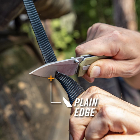 Image of Gerber Gear Fuse Pocket Knife, 3.3 Inch Plane Edge Blade, Sage