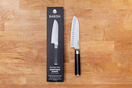 Babish High-Carbon 1.4116 German Steel Cutlery, 6.5" Santoku Knife
